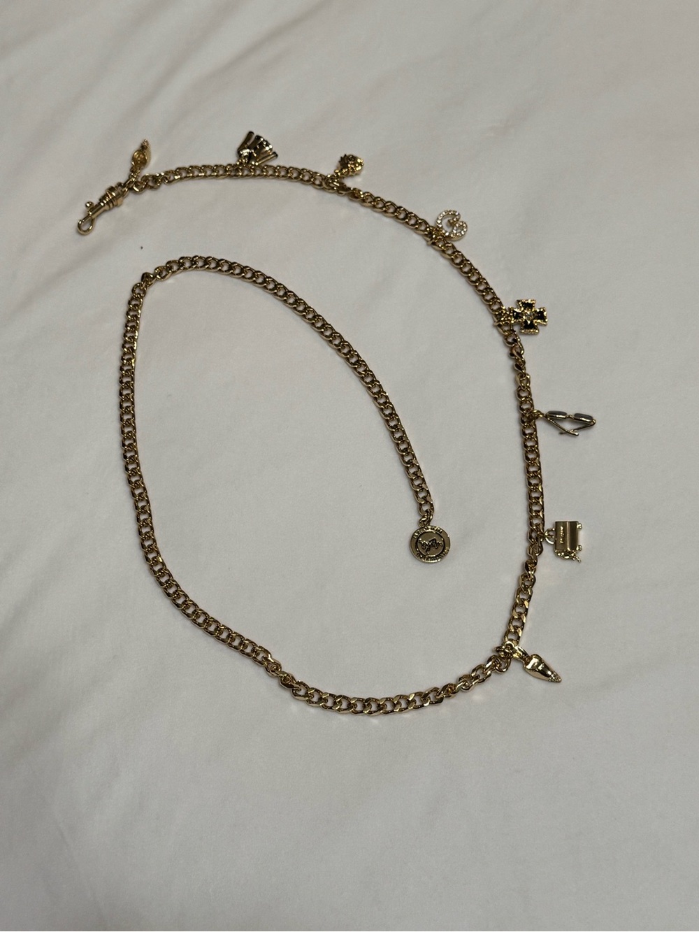 St JOHN 40th Anniversary Charm Chain Belt RARE